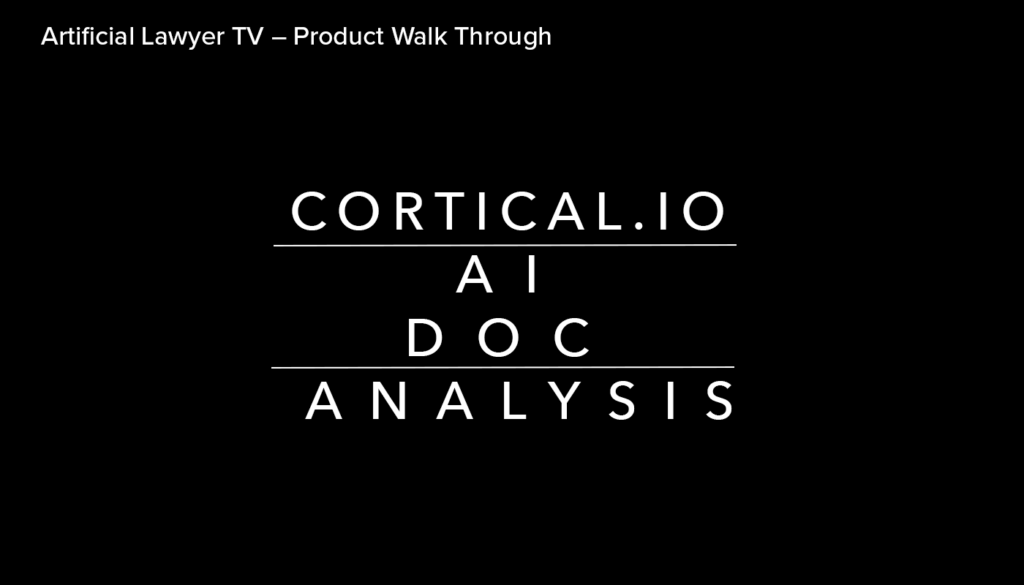 cortical.io AI doc analysis