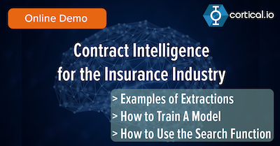 Contract Intelligence for the Insurance Industry – Online Demo