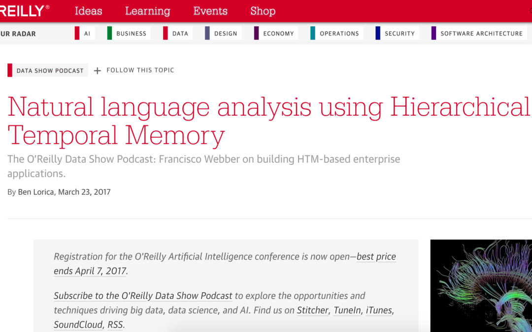 Natural language analysis using Hierarchical Temporal Memory